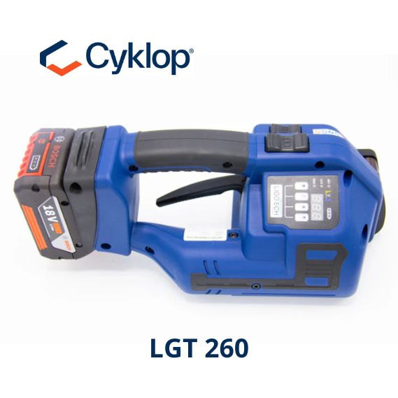 Máy đai nhựa cầm tay dùng pin LGT 260 Cyklop -1